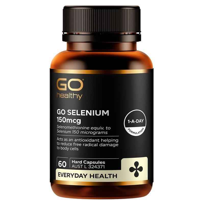 GO Healthy Selenium 150mcg 60 Hard Capsules