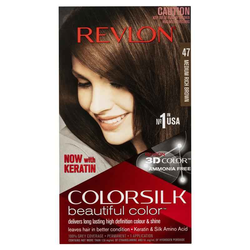 Revlon ColorSilk 47 Medium Rich Brown