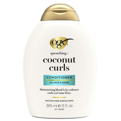 Ogx Quenching + Coconut Curls Conditioner For Curly Hair 385mL