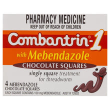 Combantrin -1 Threadworm Chocolate Squares 4 Pack