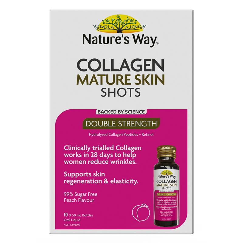 Nature's Way Collagen Mature Skin Shots 10 x 50ml