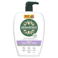 DermaVeen Extra Hydration Gentle Soap Free Wash 1.25L Exclusive Size