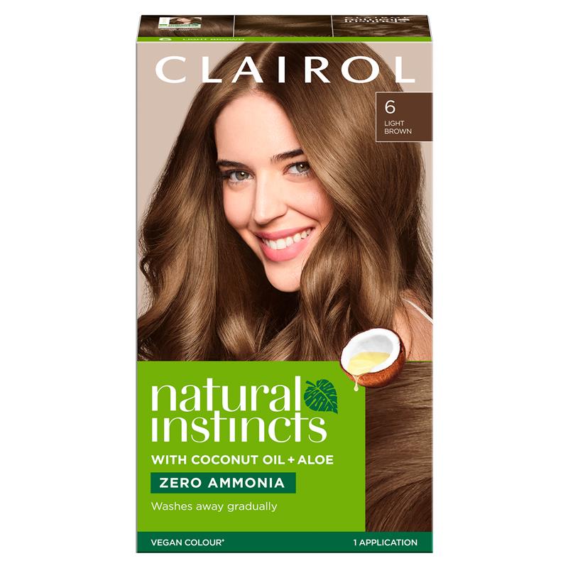 Natural Instincts 6 Suede, Light Brown Semi Permanent Hair Colour