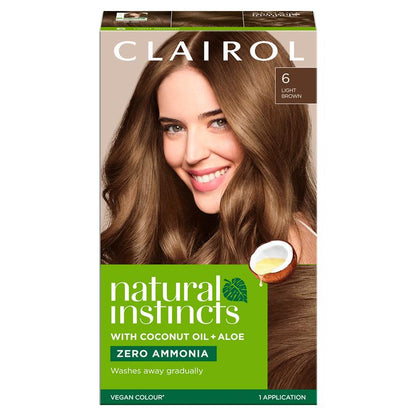 Natural Instincts 6 Suede, Light Brown Semi Permanent Hair Colour