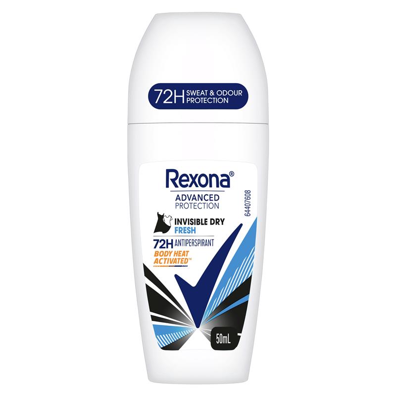 Rexona Women Advanced Antiperspirant Roll On Invisible Dry Fresh 50ml