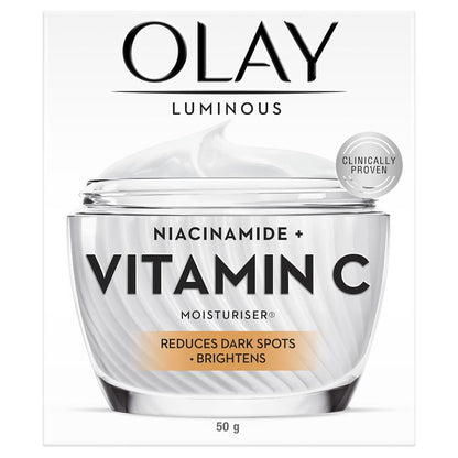 Olay Luminous Niacinamide + Vitamin C Moisturiser 50g