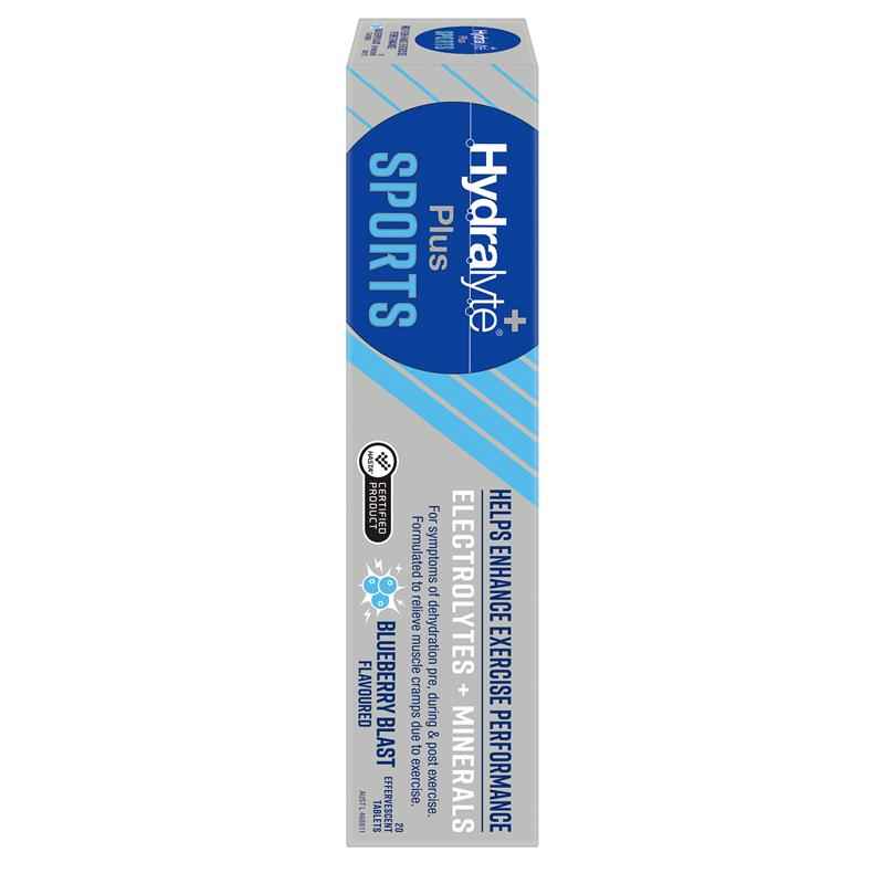 Hydralyte Plus Sport Blueberry Blast 20 Effervescent Tablets
