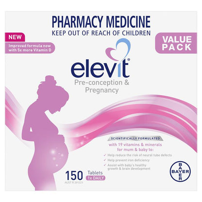 Elevit Pre-conception & Pregnancy 150 Tablets Exclusive Size
