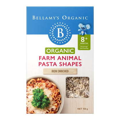 Bellamys Organic Farm Animal Pasta Shapes 150g
