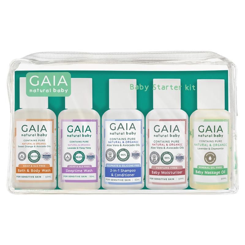 Gaia Natural Baby Starter Kit 5 x 50ml