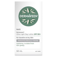 DermaVeen Face Ultralight Day Lotion SPF 50+ 50ml - GimmeNow