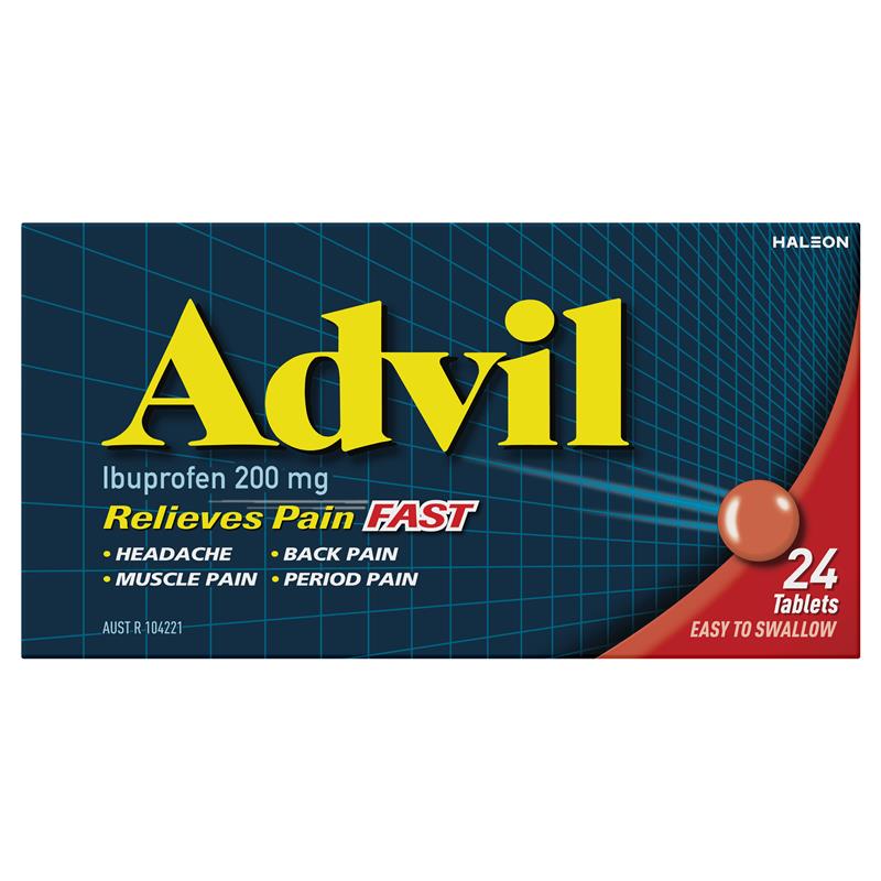 Advil Ibuprofen Pain Relief 24 Tablets