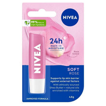 NIVEA Soft Rose Moisturising Lip Balm 4.8g - GimmeNow