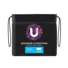 U By Kotex Designer Series Ultrathins Pads Wing Regular 22 Pack