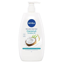 NIVEA Coconut & Jojoba Oil Rich Body Wash 1L
