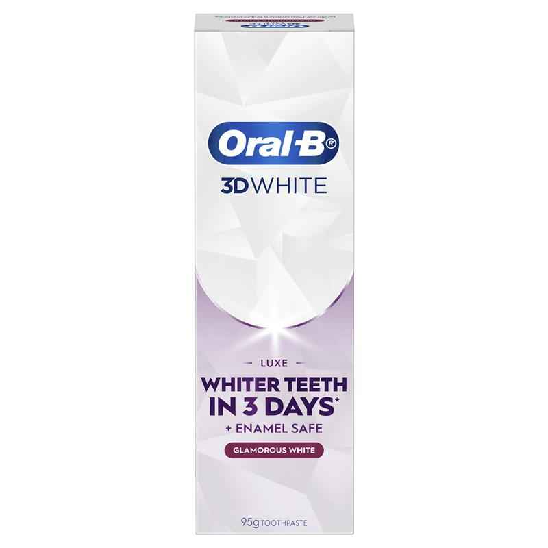 Oral B 3D White Luxe Glamorous White Toothpaste 95g