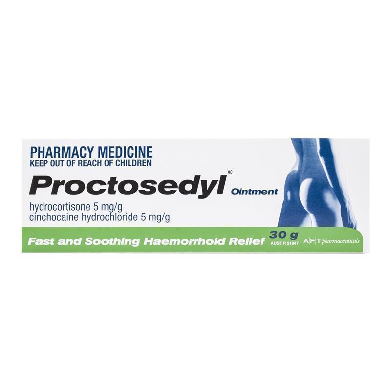 Proctosedyl Haemorrhoids Relief Ointment Cream 30g