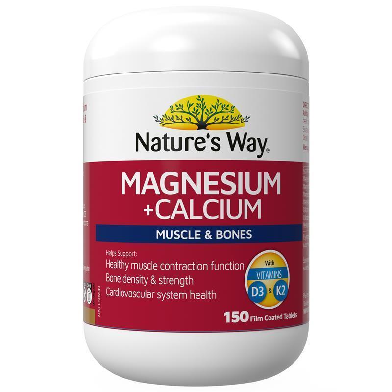 Nature's Way Magnesium Plus Calcium 150 Tablets