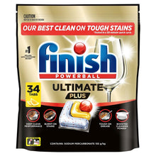 Finish Ultimate Plus Dishwashing Tablets Lemon 34 Pack