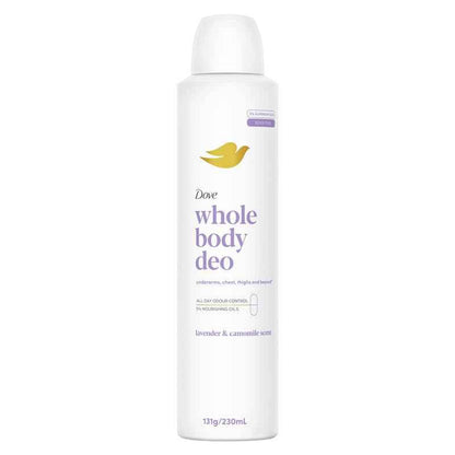 Dove Women Whole Body Deodorant Aerosol Lavender & Camomile 230ml
