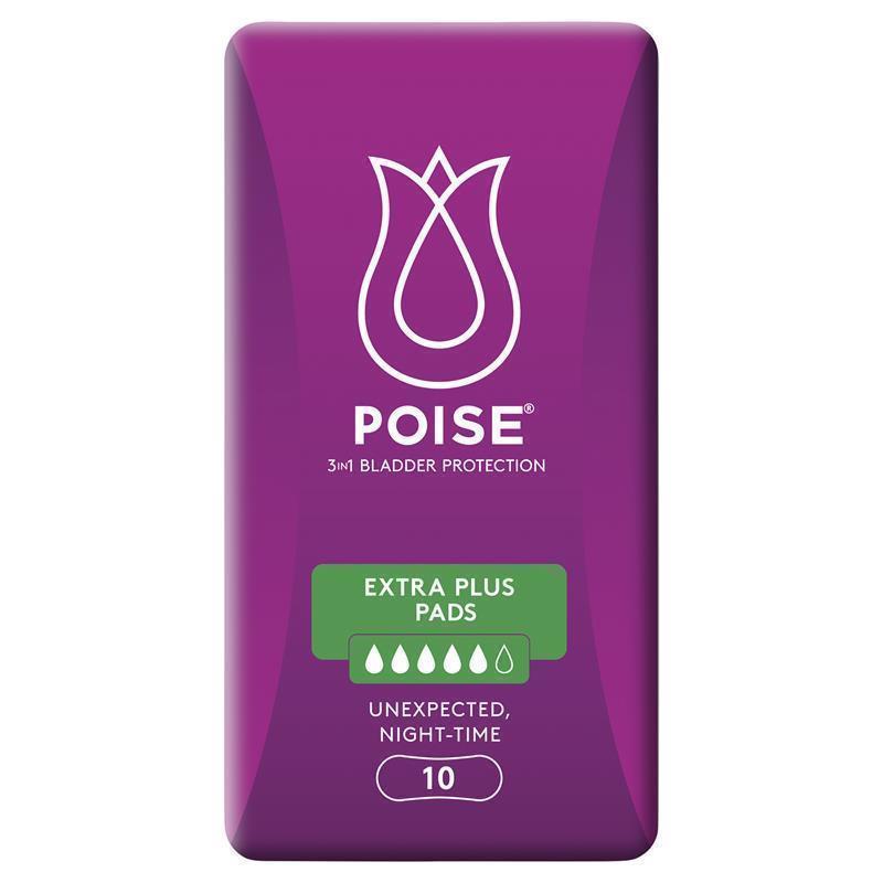 Poise Pads Extra Plus 10 Pack