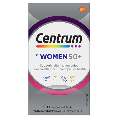 Centrum For Women 50+ 90 Tablets Exclusive Size