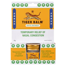Tiger Balm Nasal Congestion & Muscle Relief White Ointment 18g