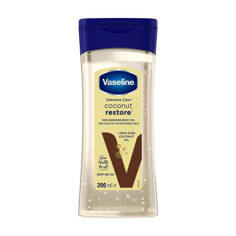 Vaseline Body Oil Coconut Restore 200ml