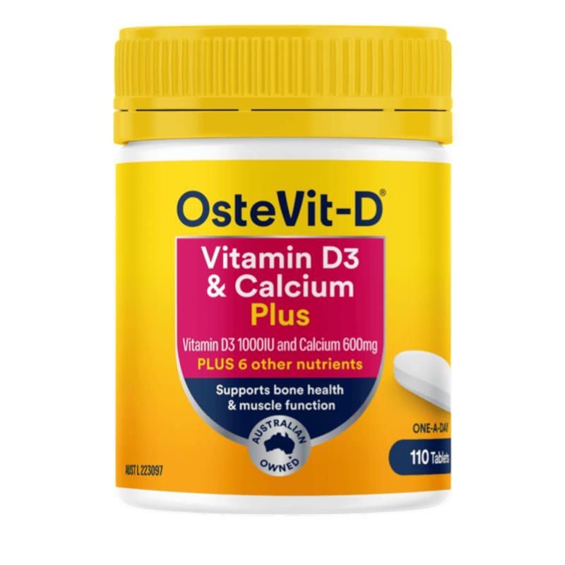 OsteVit-D Vitamin D3 & Calcium Plus 110 Tablets