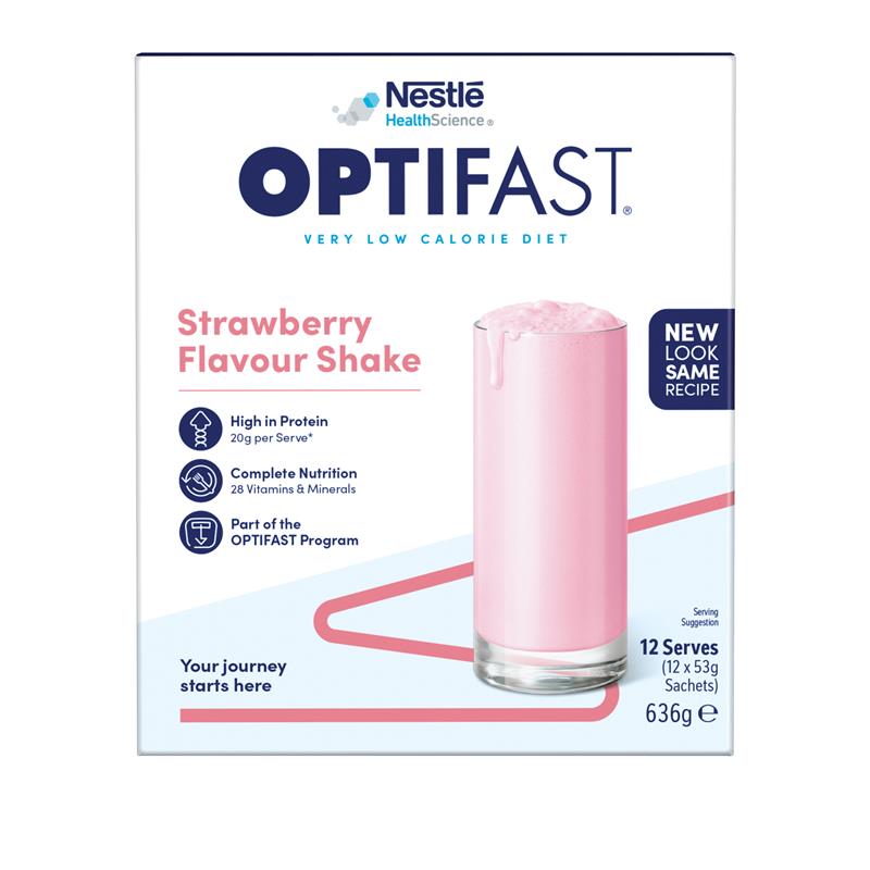 Optifast VLCD Shake Strawberry 12 x 53g