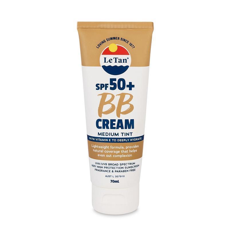 Le Tan SPF 50+ BB Tinted Medium 70ml