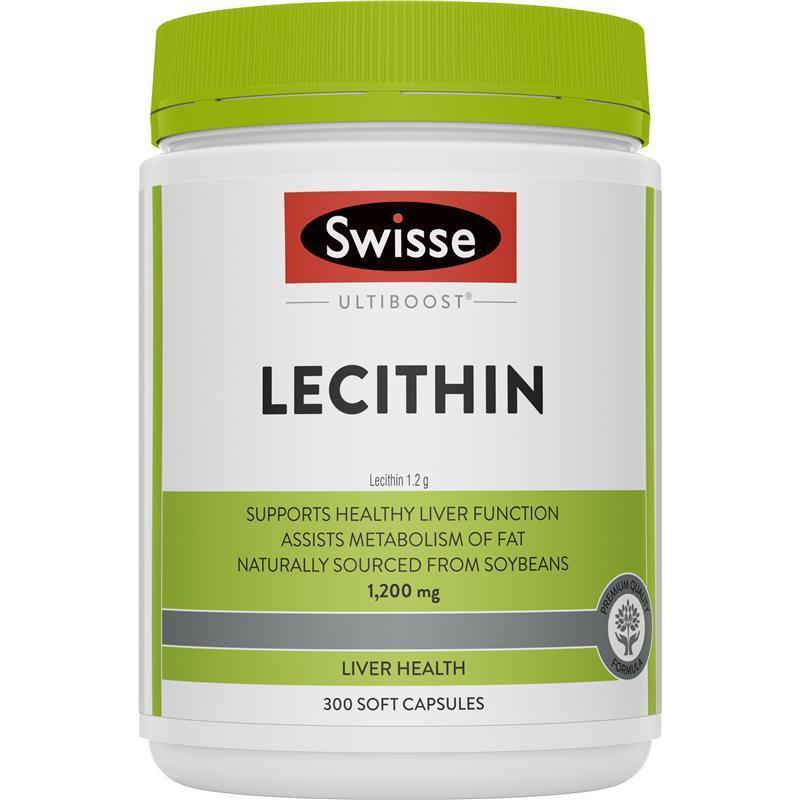 Swisse Ultiboost Lecithin 1200mg 300 Capsules - GimmeNow