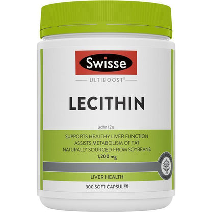 Swisse Ultiboost Lecithin 1200mg 300 Capsules - GimmeNow