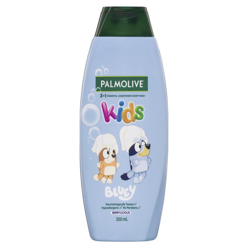 Kids 3-in-1 Shampoo, Conditioner & Body Wash - Berry Scent