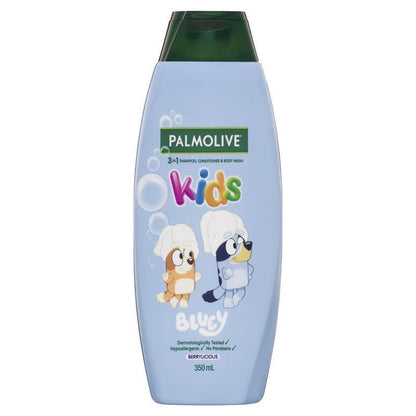 Kids 3-in-1 Shampoo, Conditioner & Body Wash - Berry Scent