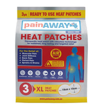 Pain Away Heat Patches XL 3 Pack