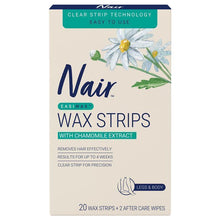 Nair Precision Easiwax Wax Strips for Body & Legs 20 pack