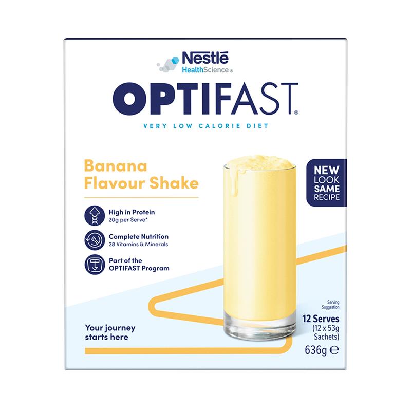 Optifast VLCD Shake Banana 12 x 53g
