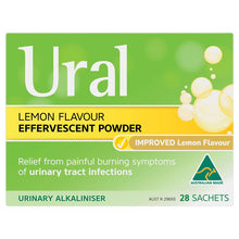 Ural Effervescent Powder Lemon 28 Sachets