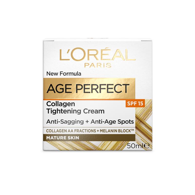 L'Oreal Paris Age Perfect Collagen Tightening Cream SPF 15 50ml - GimmeNow