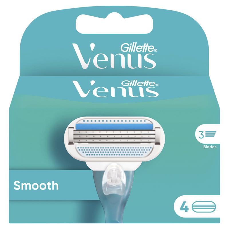Gillette Venus Smooth Blade Refills 4 Pack