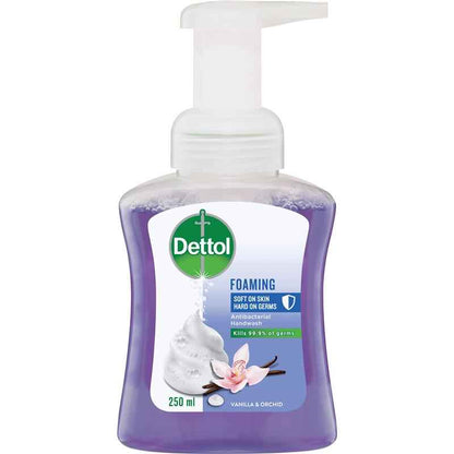 Dettol Antibacterial Foaming Hand Wash Vanilla & Orchid 250ml