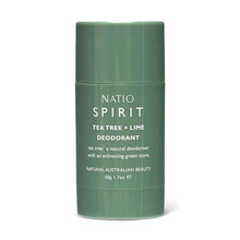 Natio Spirit Tea Tree + Lime Roll-On Deodorant 50g