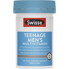 Swisse Teenage Ultivite Men's Multivitamin 60 Tablets - GimmeNow
