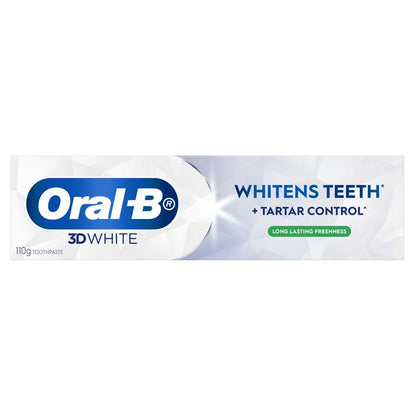 Oral B Toothpaste 3D White Long Lasting Freshness 110g