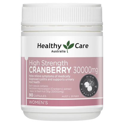 Healthy Care High Strength Cranberry 30000mg 90 Capsules