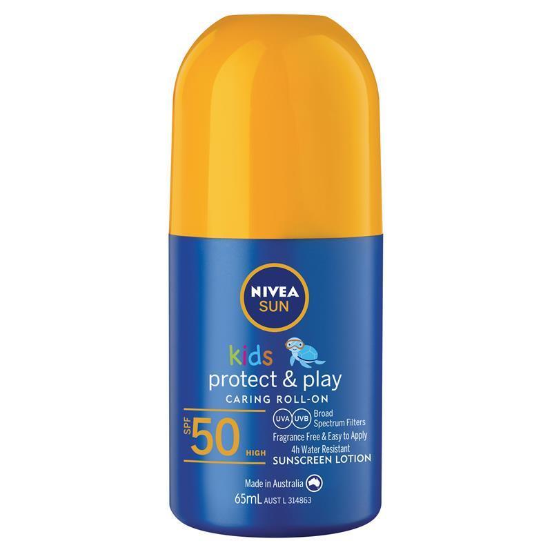 NIVEA Sun Kids Protect & Play SPF50 Sunscreen Roll On 65ml