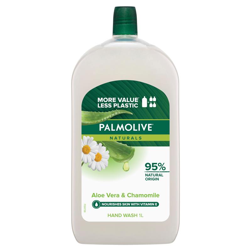 Palmolive Naturals Softwash Hand Wash Refill Aloe & Chamomile 1L