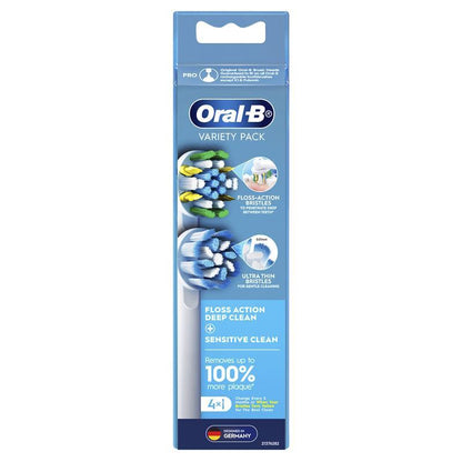 Oral B Power Toothbrush Variety Refills 4 Pack