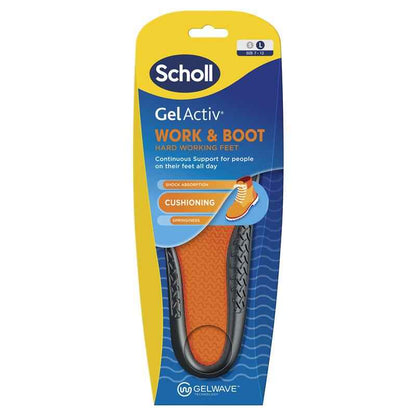 Scholl Gel Activ Insole Work & Boot Large